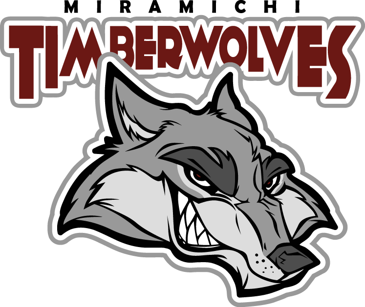 Miramichi Timberwolves 2007-Pres Primary Logo iron on transfers for clothing